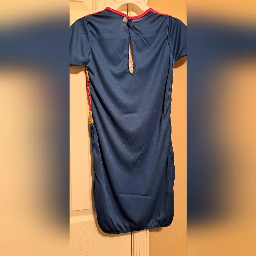 Wonder Women Kids Costume - Blue and Gold, Polyester 100% NWT